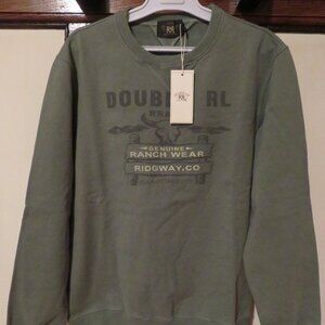 Polo Ralph Lauren Men's Double RL Ranch Logo Buffalo Fleece Sweatshirt